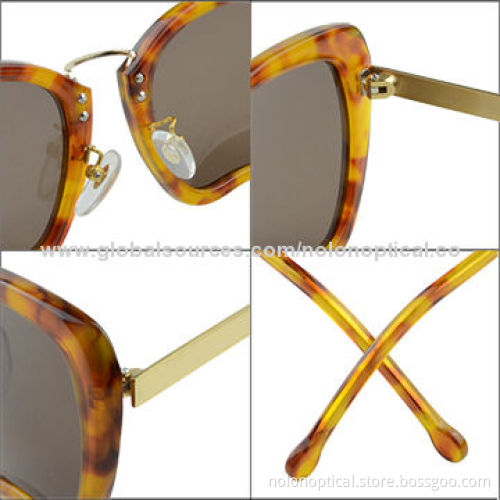 High-quality New Style Sunglasses with Metal Eyebrow, Customized Logos, OEM/ODM Orders Accepted